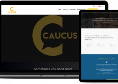 Caucus Law Firm Web Design