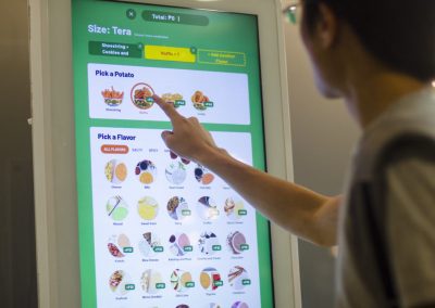 Potato Corner Order Kiosk